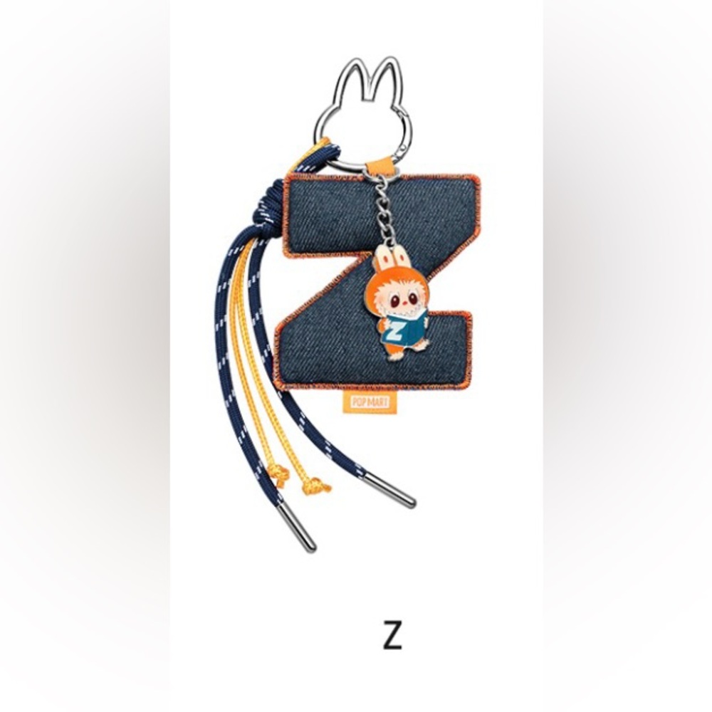 🟥 LABUBU “Pin For Love PENDANT” 💙Letter “Z”🧡Guaranteed 🆕Opened Box 🟥POP MART🟥